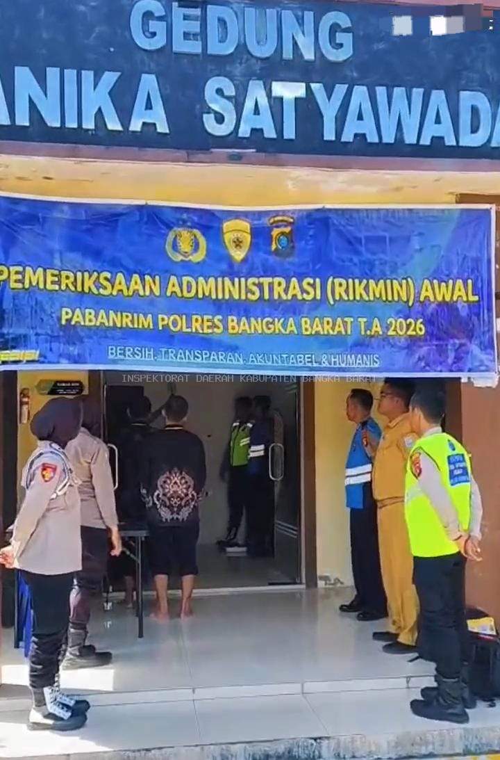 Penguatan Pengawasan Eksternal dalam Rikmin Awal Pabanrim Polres Bangka Barat Tahun 2026 untuk Mewujudkan Rekrutmen Polri yang Bersih, Transparan, Akuntabel, dan Humanis